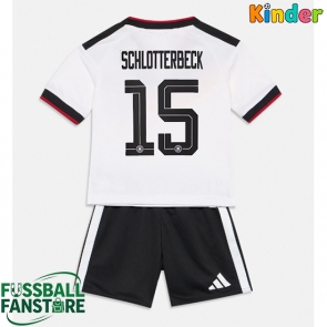 Deutschland Nico Schlotterbeck #15 Replik Heimtrikot Kinder WM 2026 Kurzarm (+ Kurze Hosen)